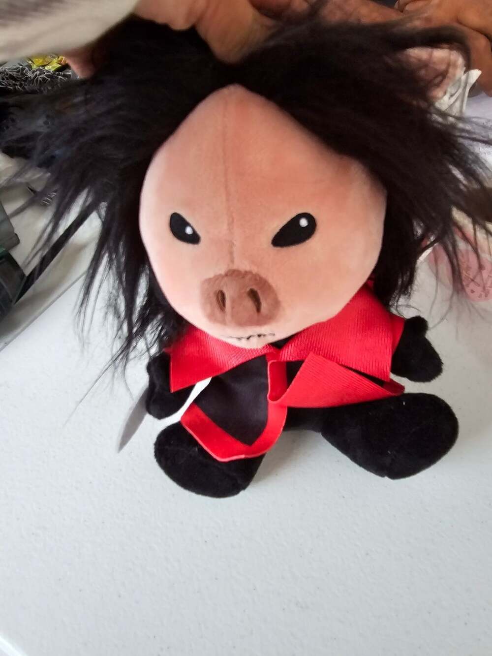 Phunny Saw Pig Mask 8 Inch Horror Plush